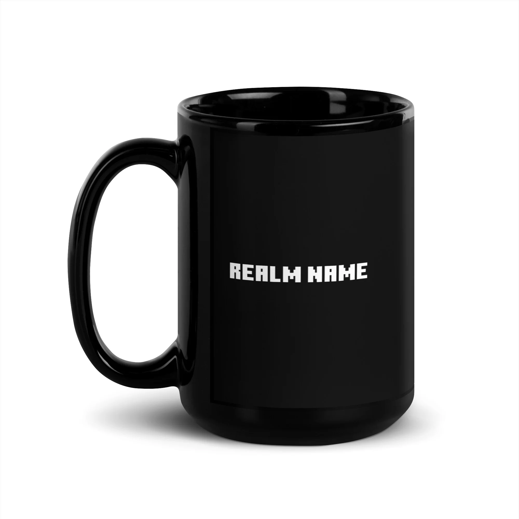 Minecraft Personalized Black Mug Realm Name - Image 5