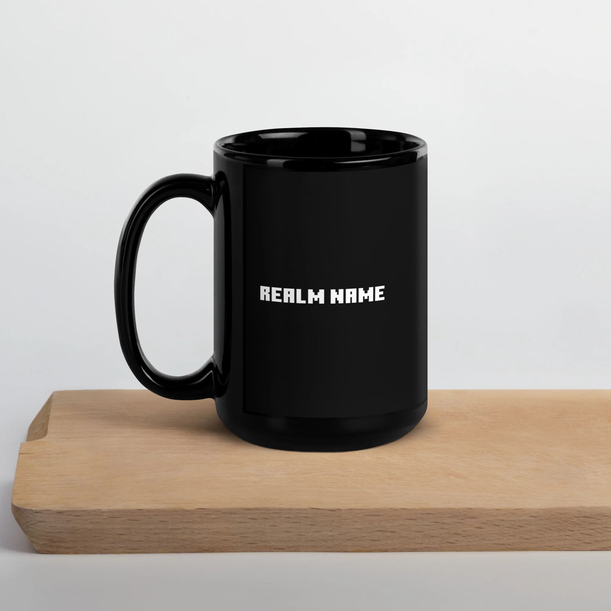 Minecraft Personalized Black Mug Realm Name - Image 7