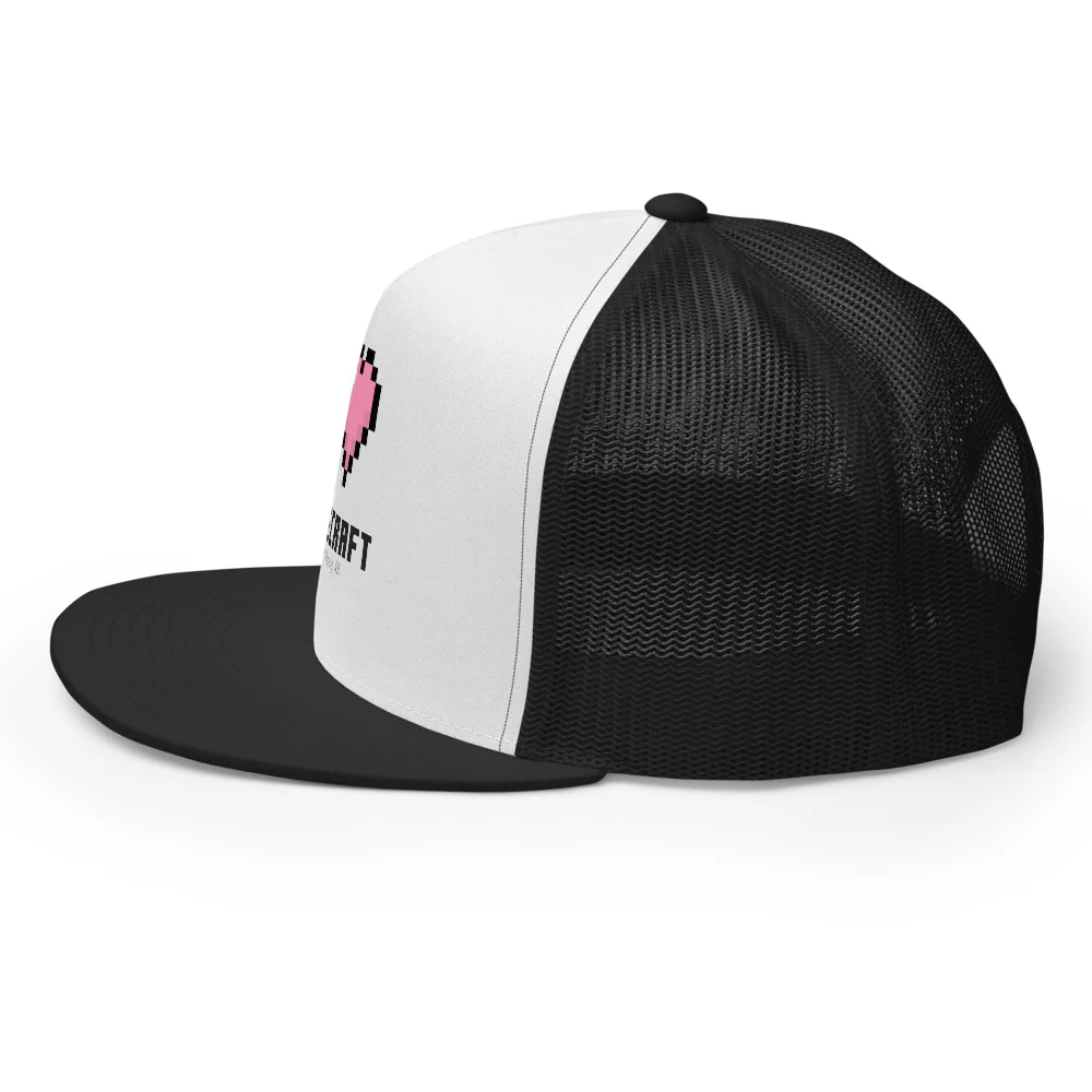 I Heart Minecraft Trucker Hat - Image 3
