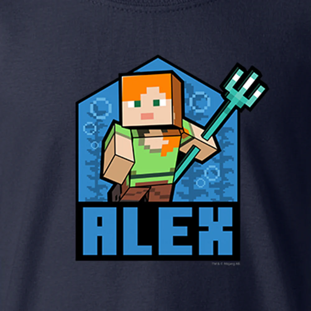 Minecraft Alex Kids Short Sleeve T-Shirt - Image 2