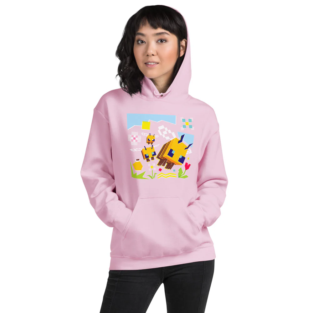 Minecraft Bee Adult Hoodie - Image 5