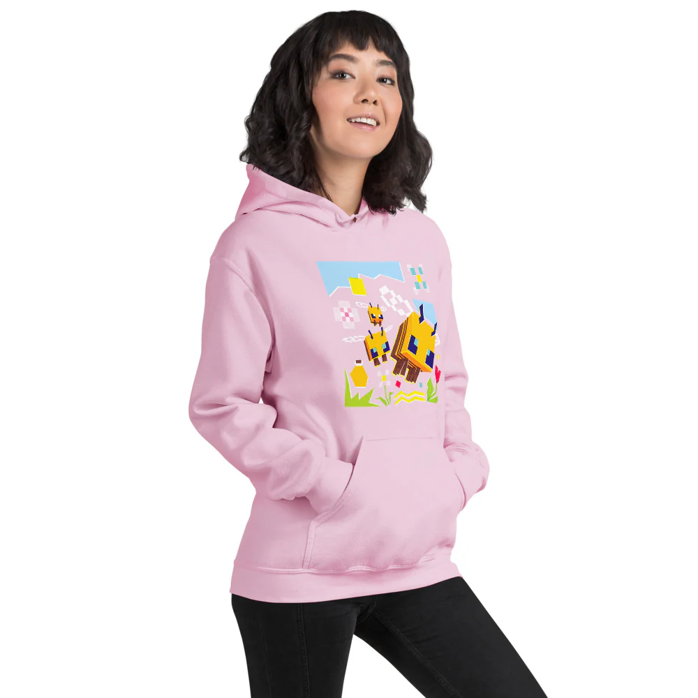 Minecraft Bee Adult Hoodie - Image 7