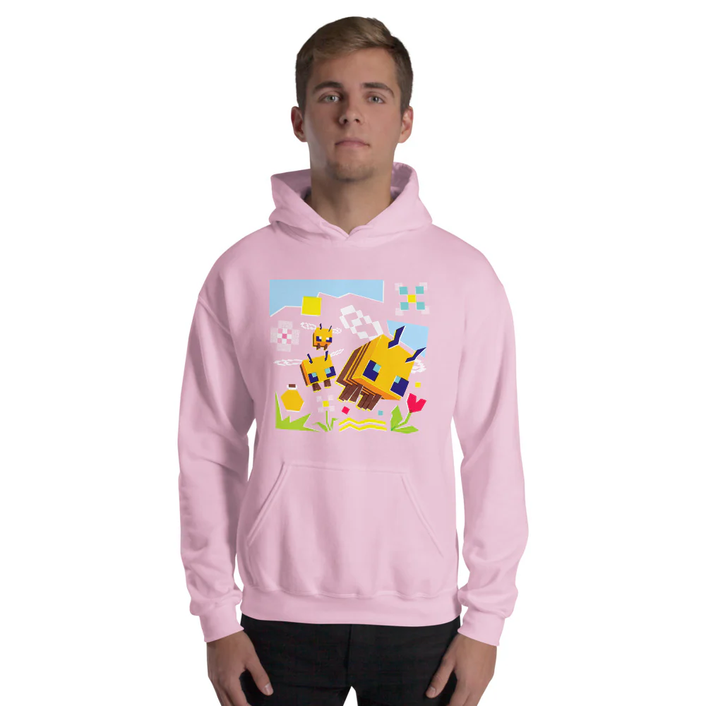 Minecraft Bee Adult Hoodie - Image 8