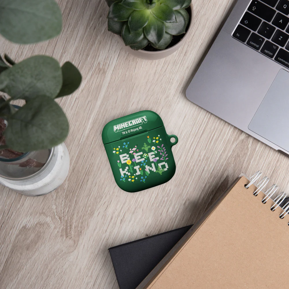 Minecraft Bee Kind AirPods Case - Image 3