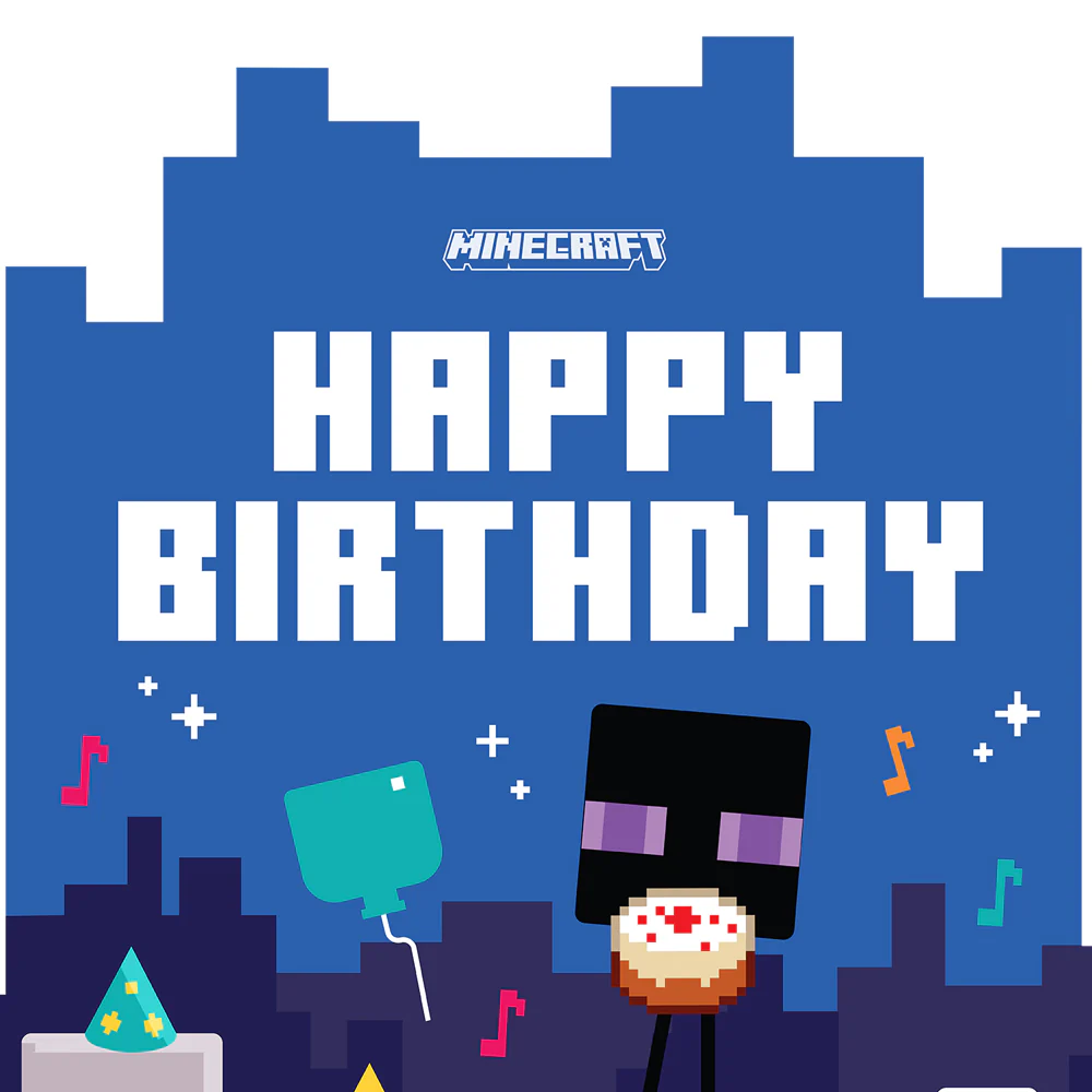 Minecraft Birthday Cardboard Cutout Standee - Image 4
