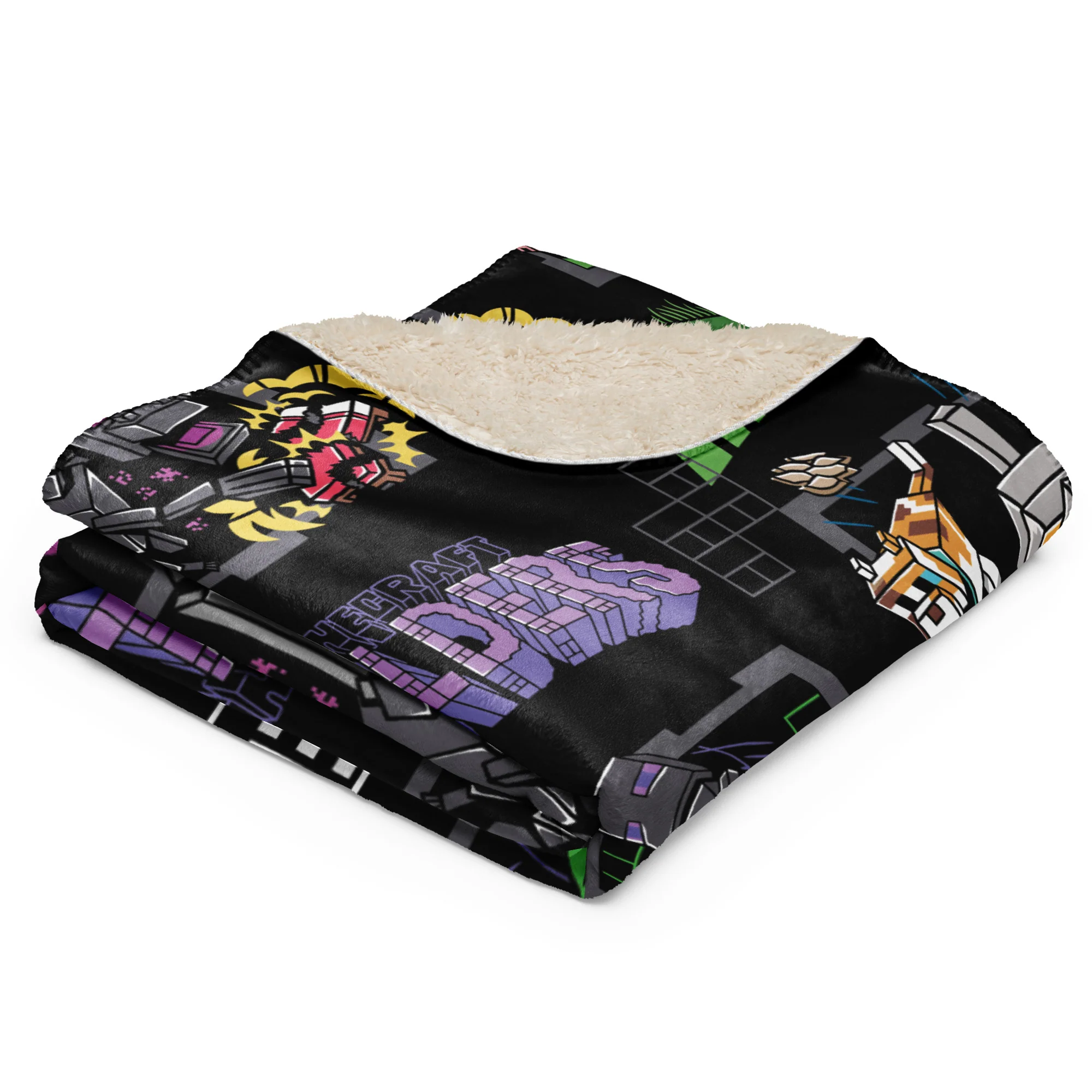 Minecraft Sherpa Blanket Mascot - Image 6