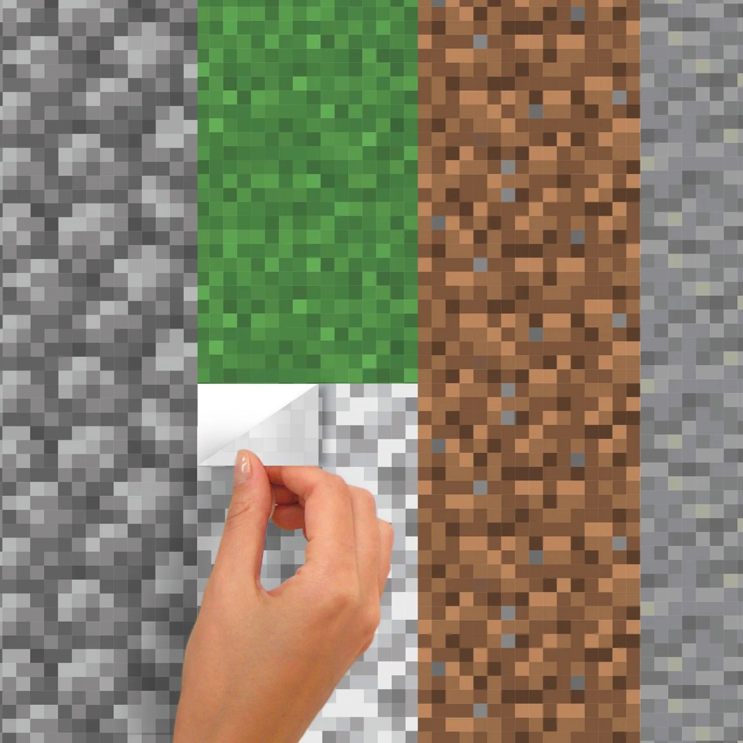 Minecraft Block Strips Wall Decals - Image 3