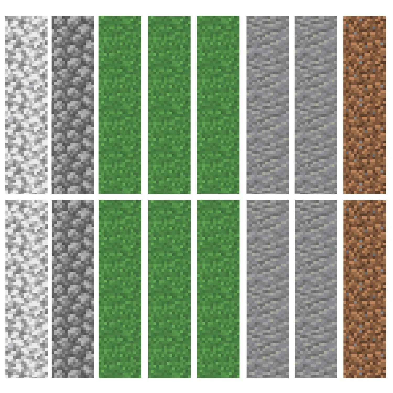 Minecraft Block Strips Wall Decals - Image 5