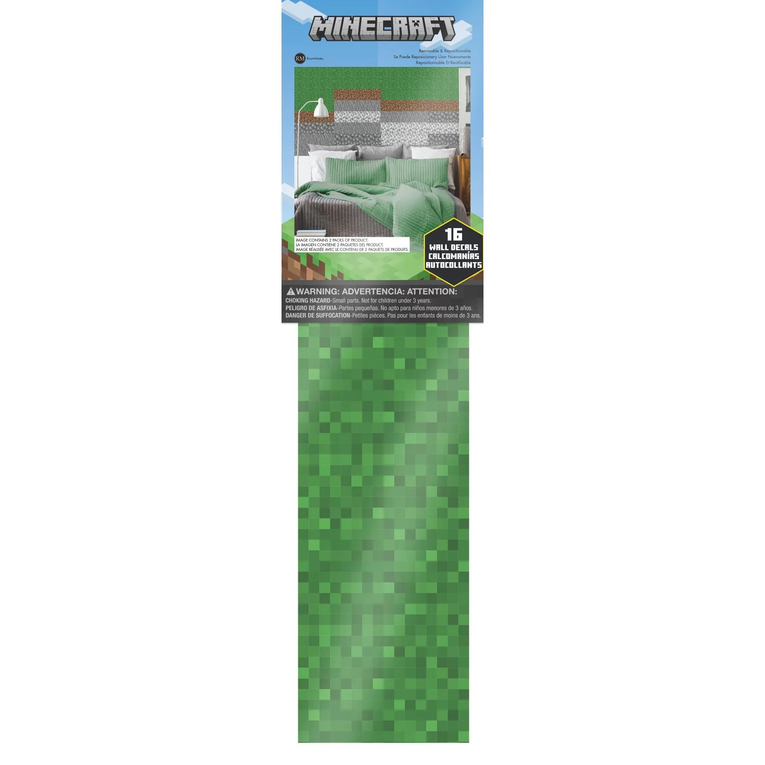 Minecraft Block Strips Wall Decals - Image 6