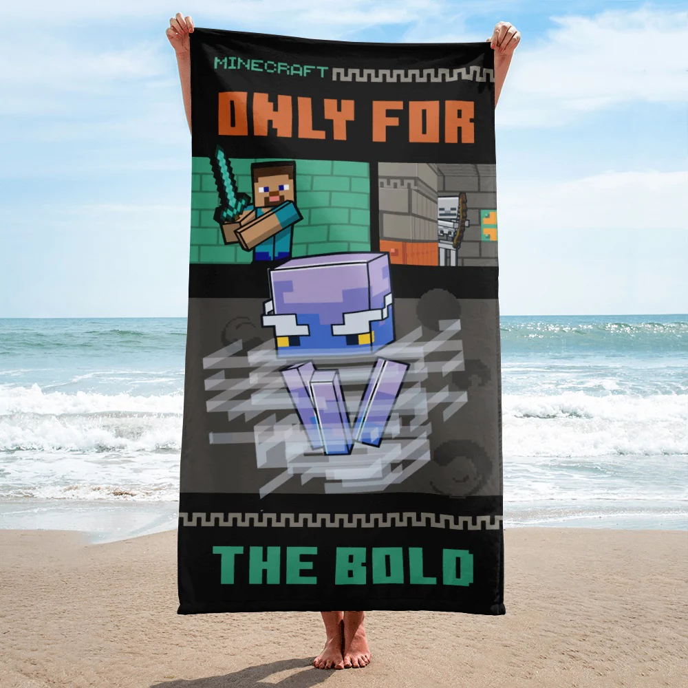 Minecraft Breeze Trial Chambers Beach Towel - Image 3