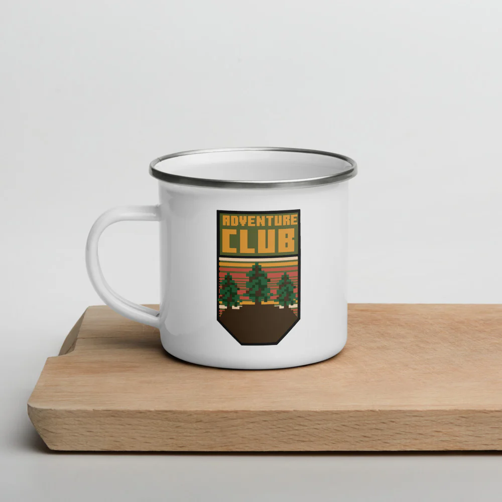 Minecraft Camping Adventure Club Enamel Campfire Mug - Image 4