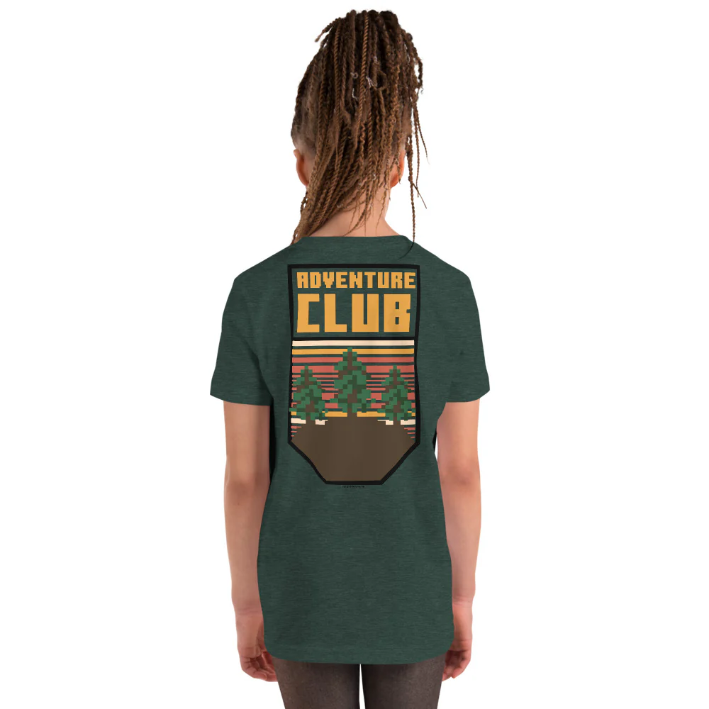 Minecraft Camping Adventure Club Kids T-Shirt - Image 10