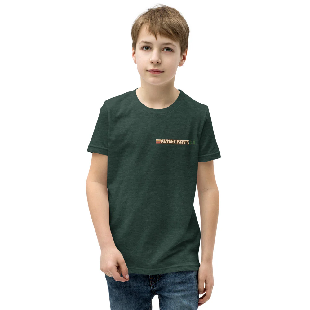 Minecraft Camping Adventure Club Kids T-Shirt - Image 11