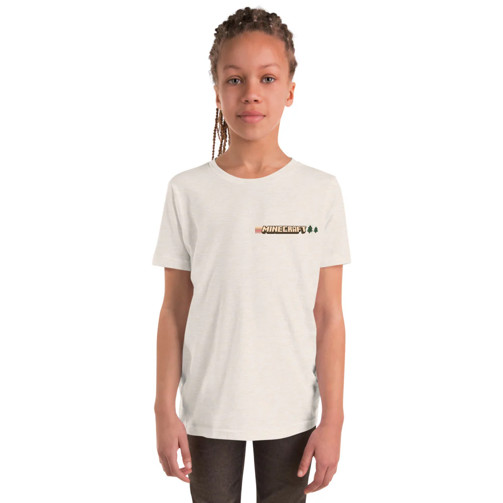 Minecraft Camping Adventure Club Kids T-Shirt - Image 3