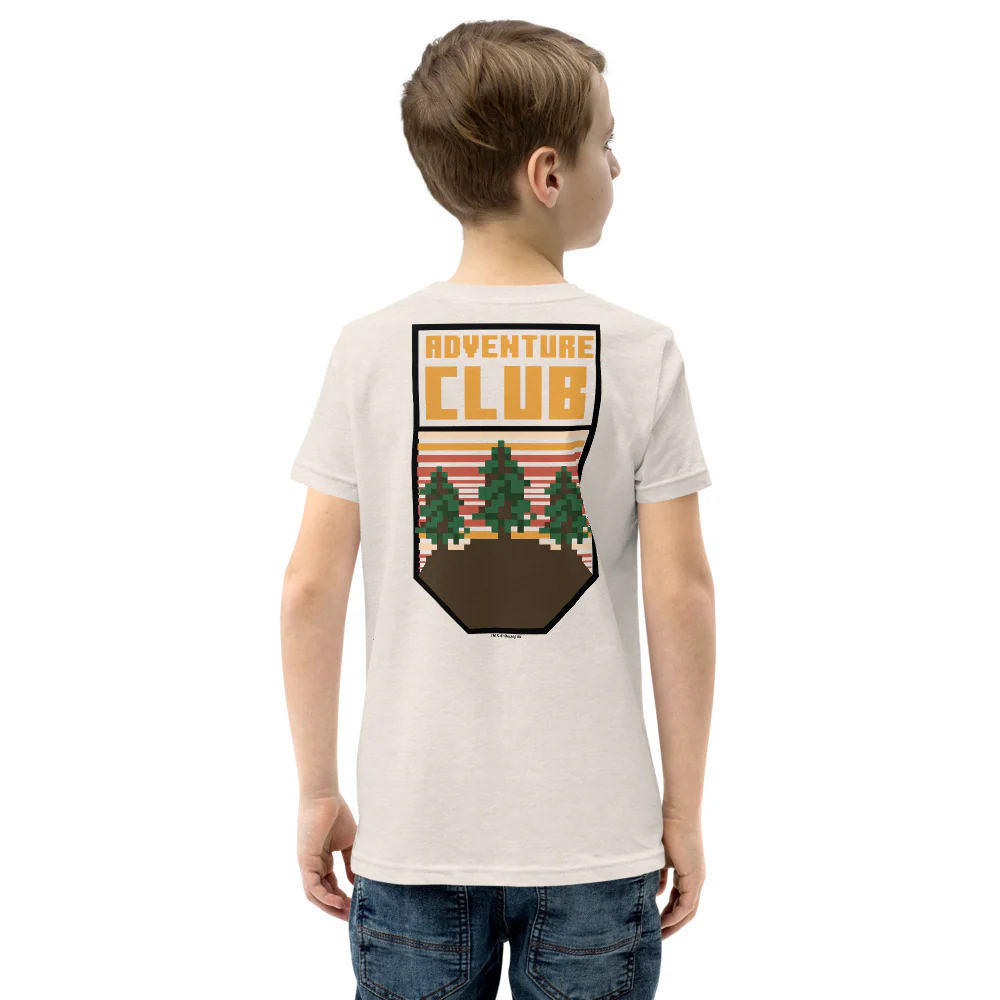Minecraft Camping Adventure Club Kids T-Shirt - Image 6