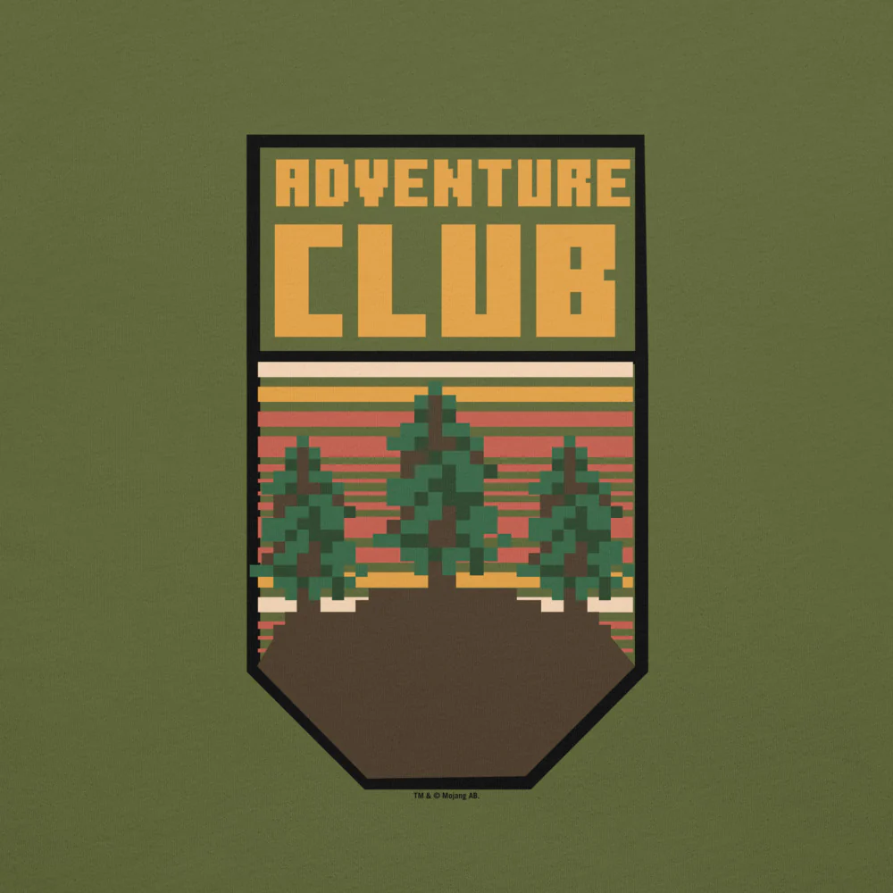 Minecraft Camping Adventure Club Unisex T-Shirt - Image 3