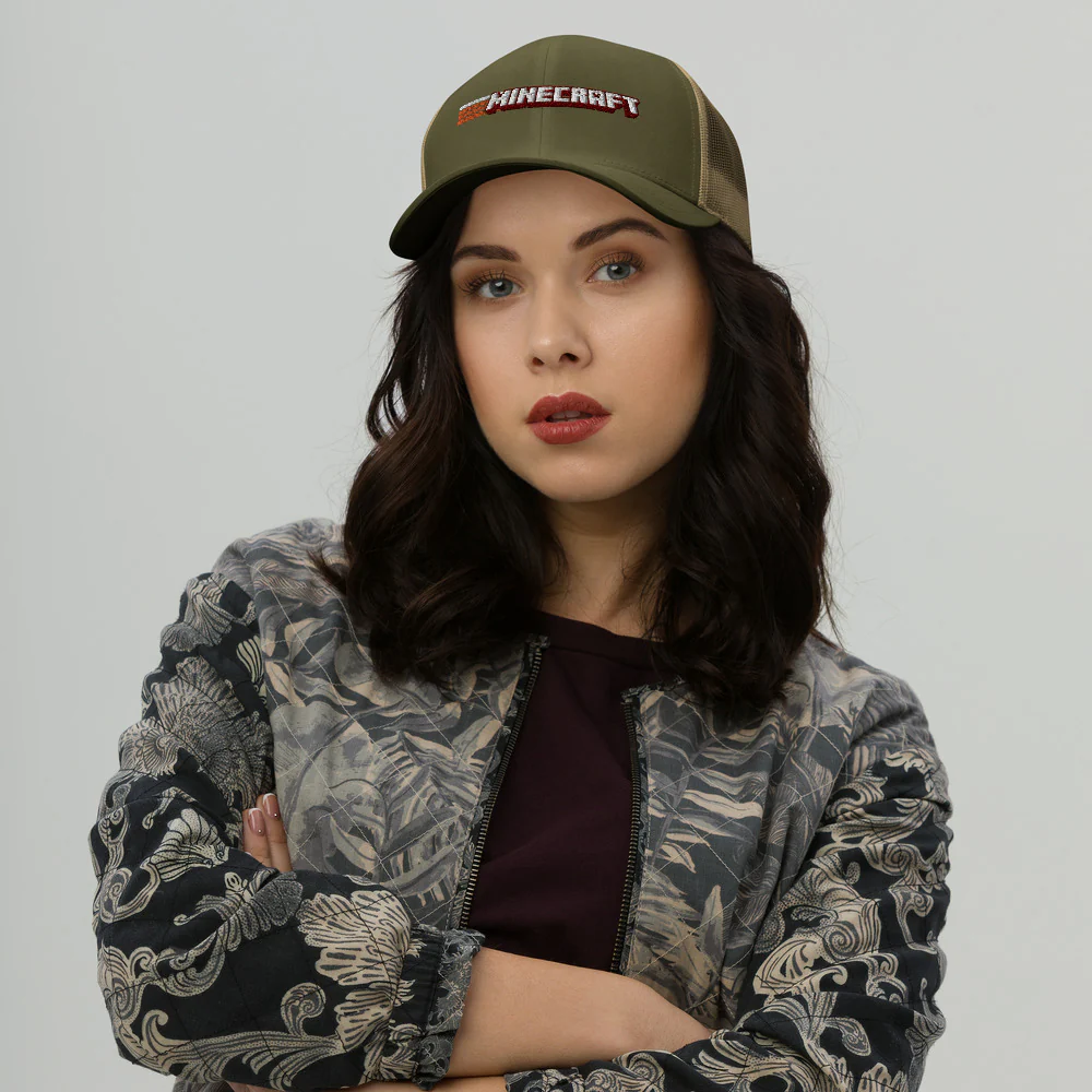 Minecraft Camping Trucker Hat - Image 11