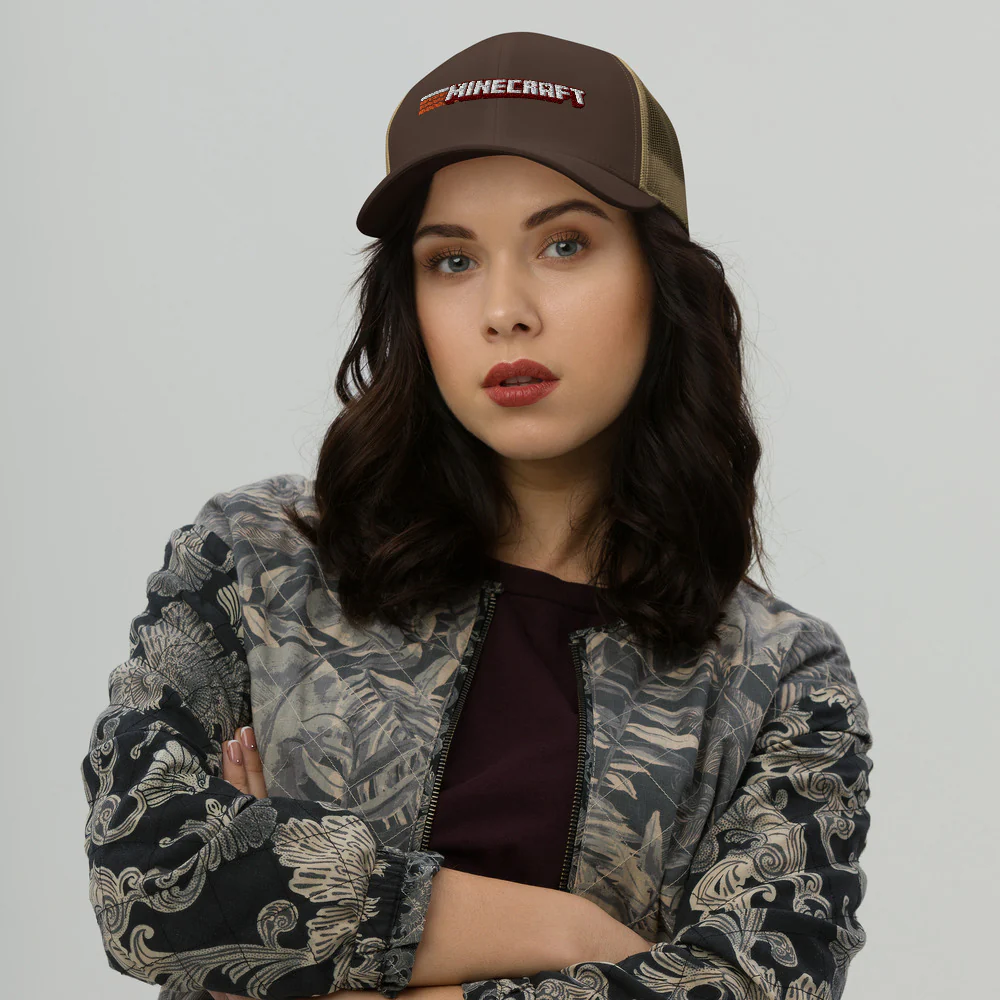 Minecraft Camping Trucker Hat - Image 5
