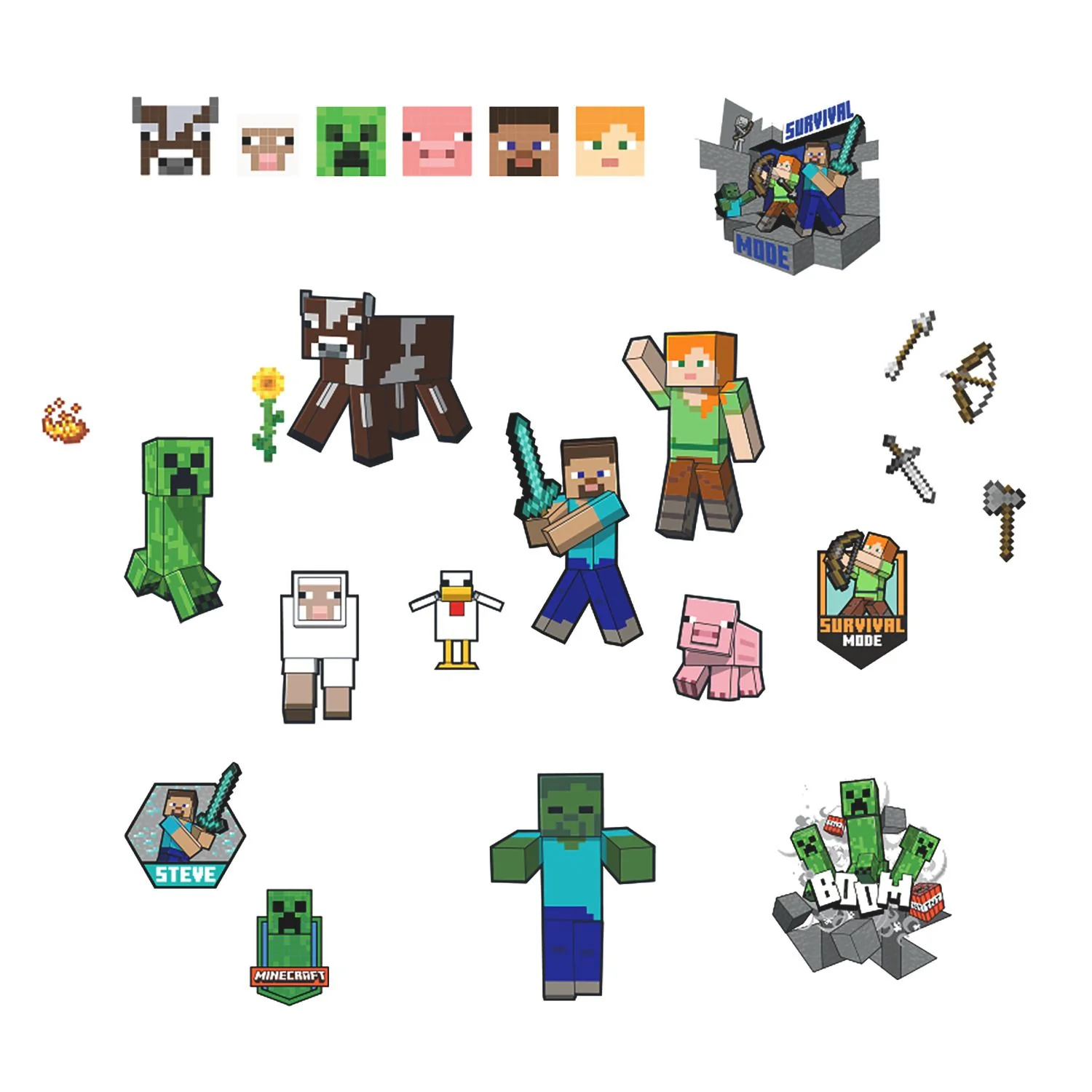 Minecraft Characters Wall Decals - Image 5