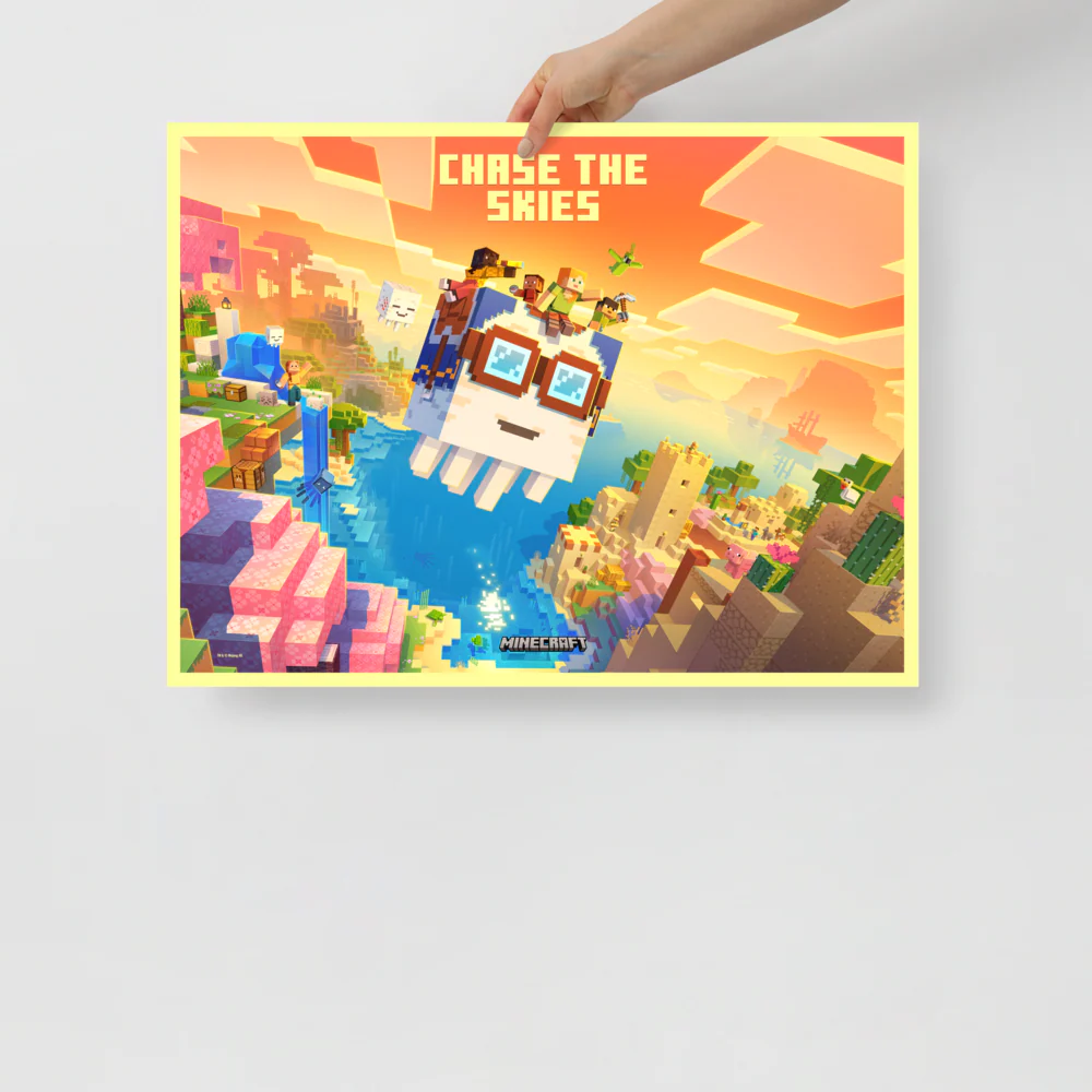 Minecraft Chase The Skies Premium Poster - Image 3