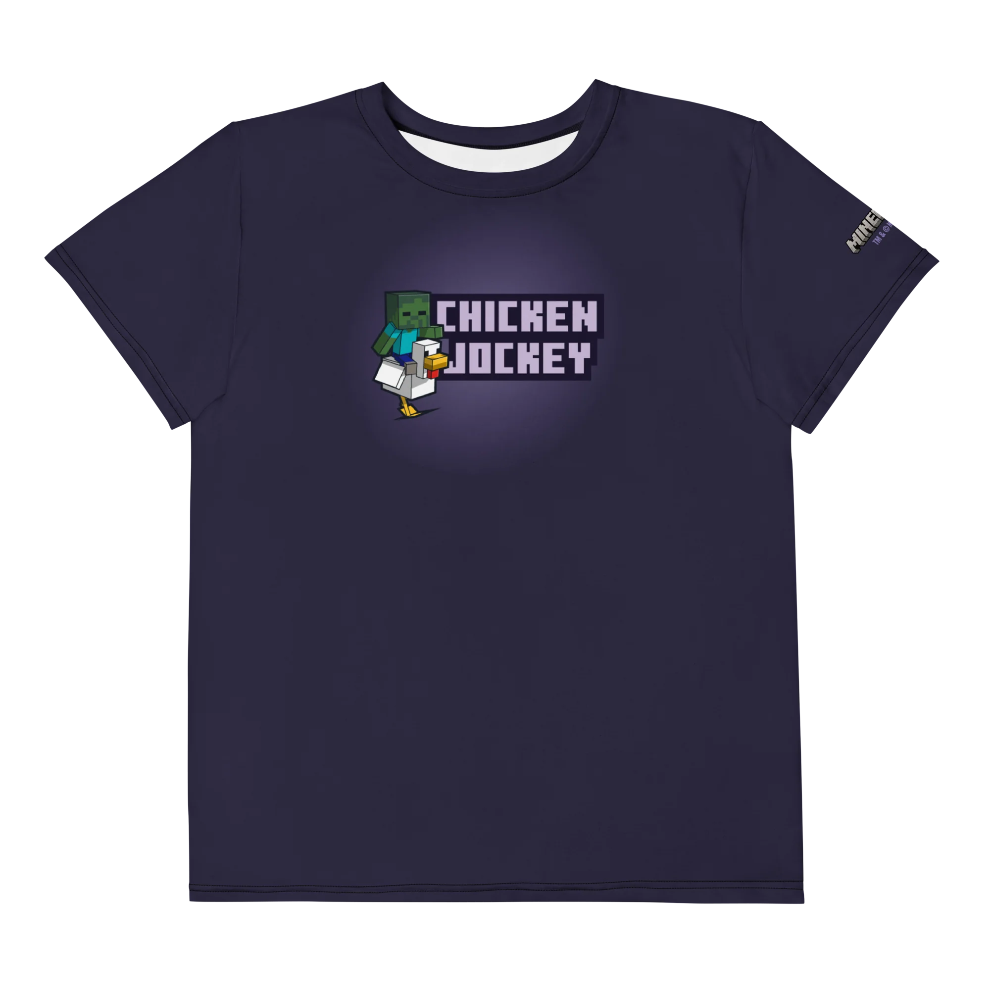 Minecraft Chicken Jockey Kids Personalized T-Shirt - Image 2