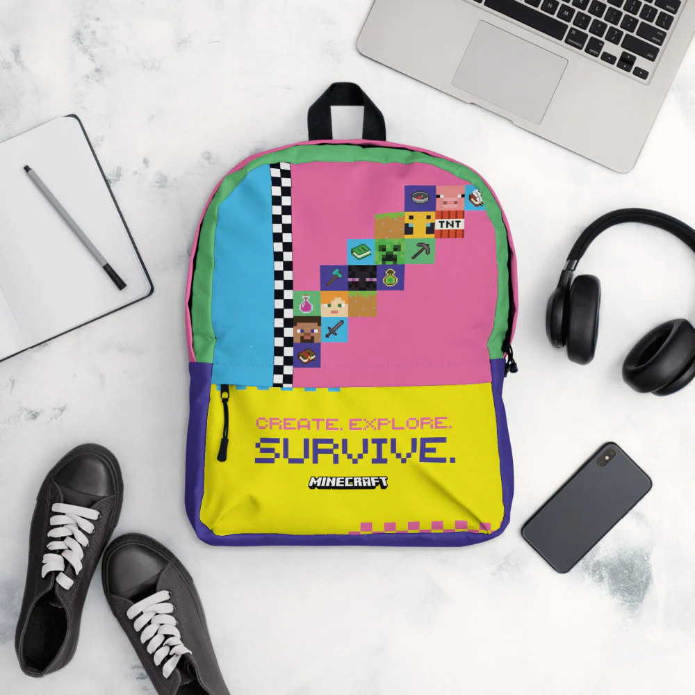 Minecraft Color Block Backpack - Image 3