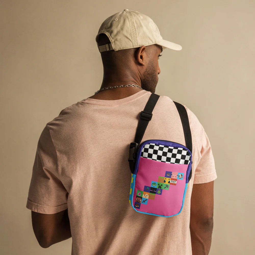 Minecraft Color Block Crossbody Bag - Image 3