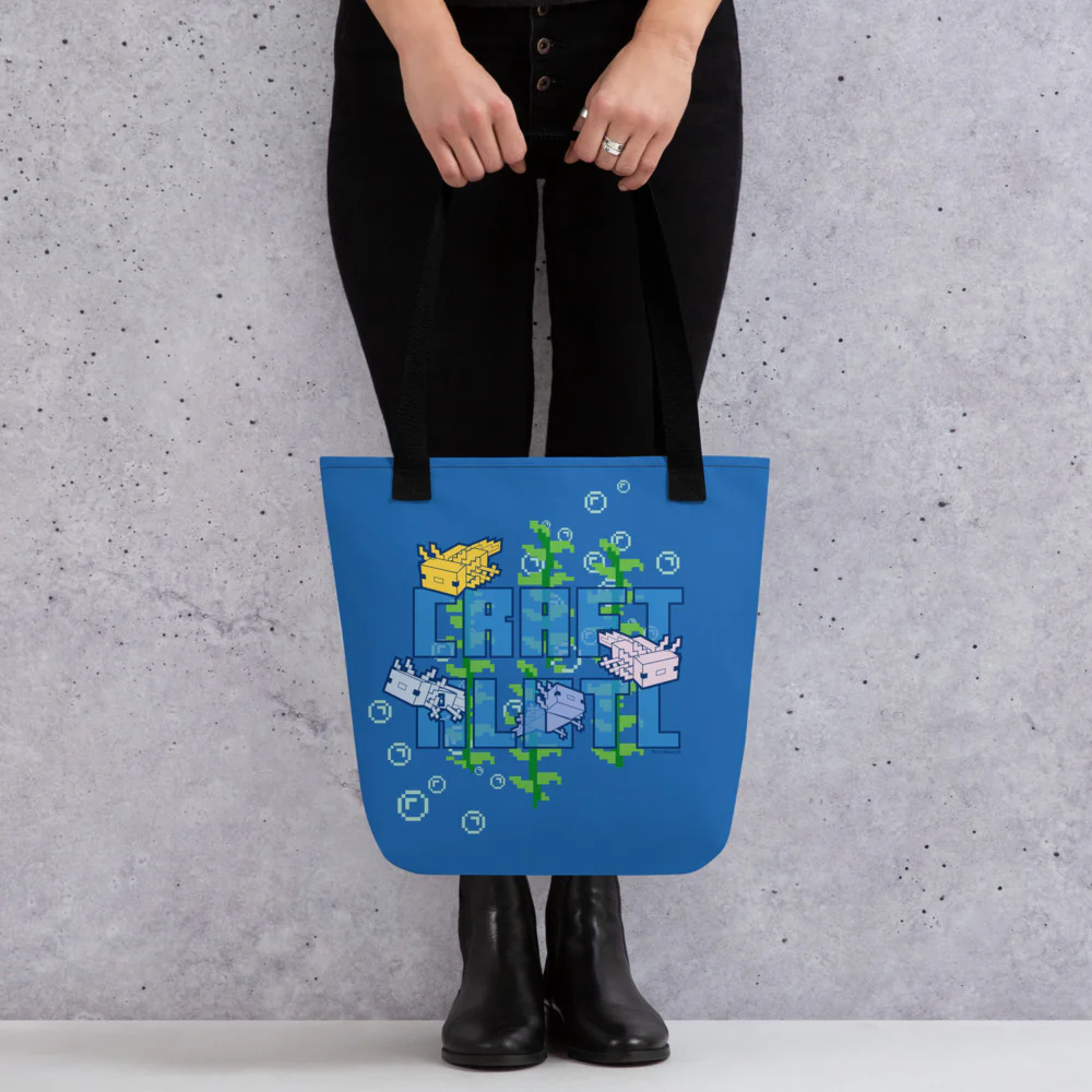Minecraft Craft Alotl Premium Tote Bag - Image 4