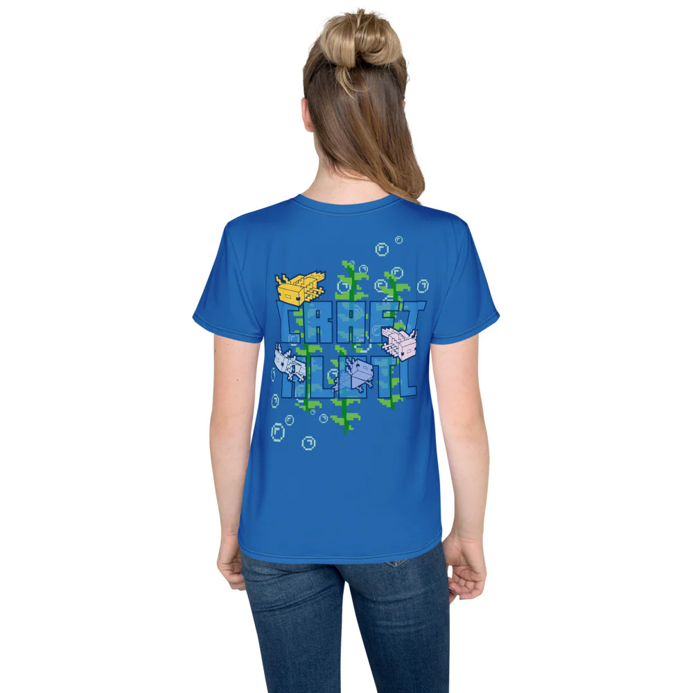 Minecraft Craft Alotl YouthT-Shirt - Image 6
