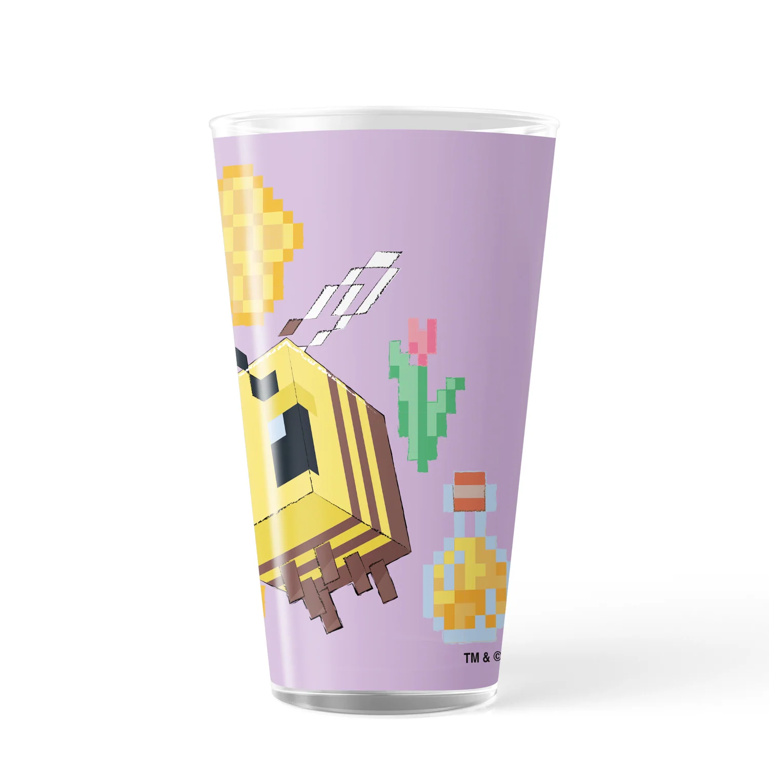 Minecraft Craft Without Limits 17 oz Pint Glass - Image 3