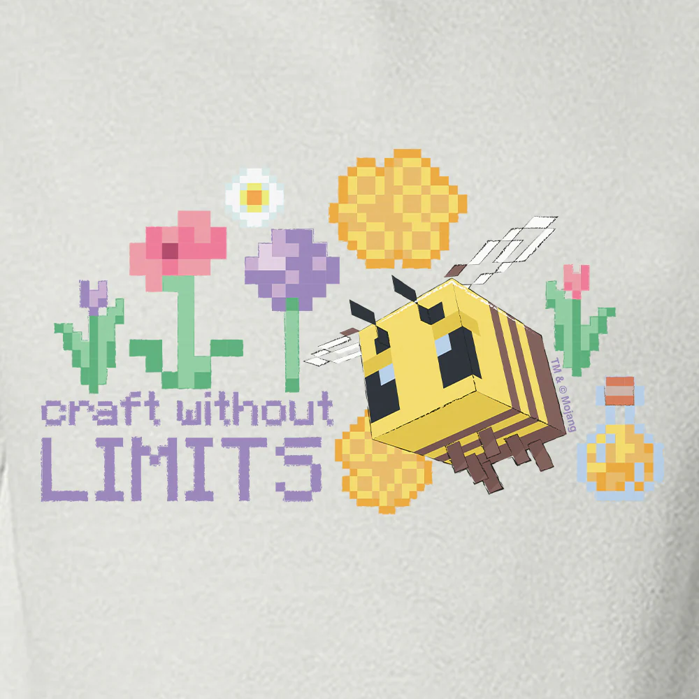 Minecraft Craft Without Limits Kids Pullover Hoodie - Image 2
