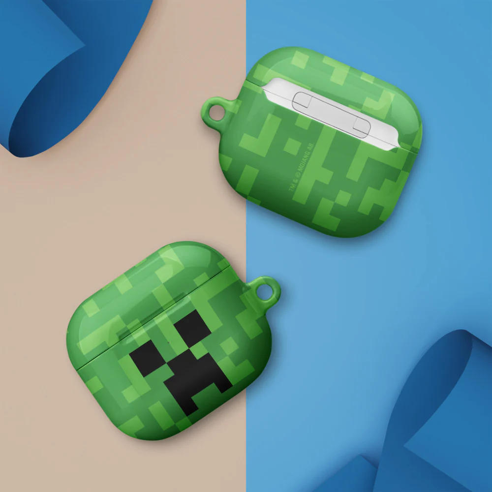 Minecraft Creeper Big Face Airpod Case - Image 10