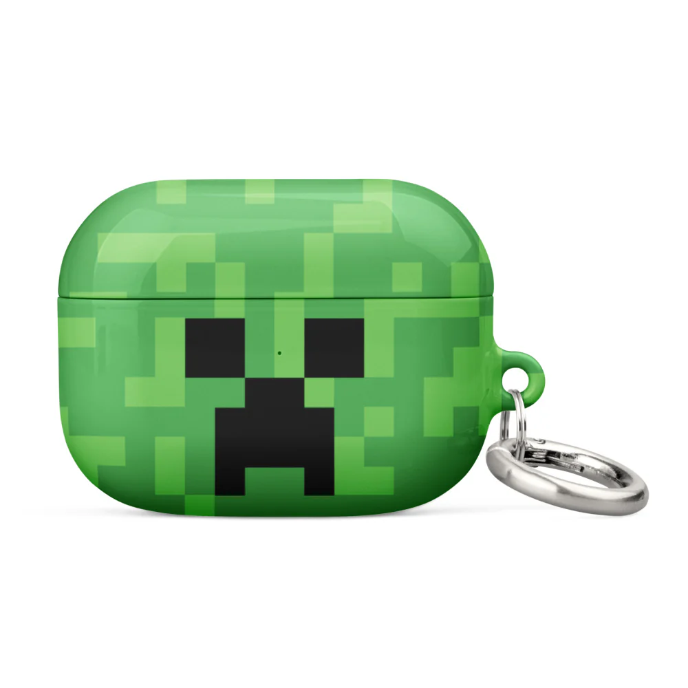Minecraft Creeper Big Face Airpod Case - Image 11