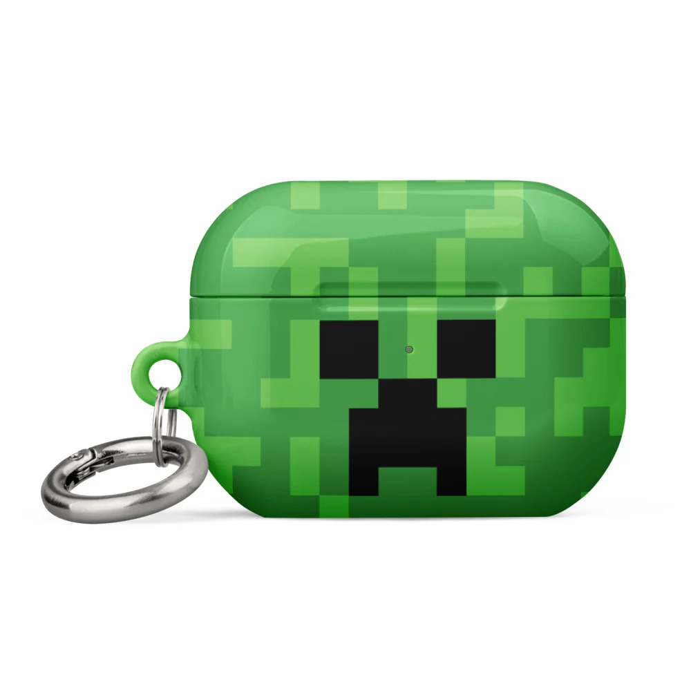 Minecraft Creeper Big Face Airpod Case - Image 14