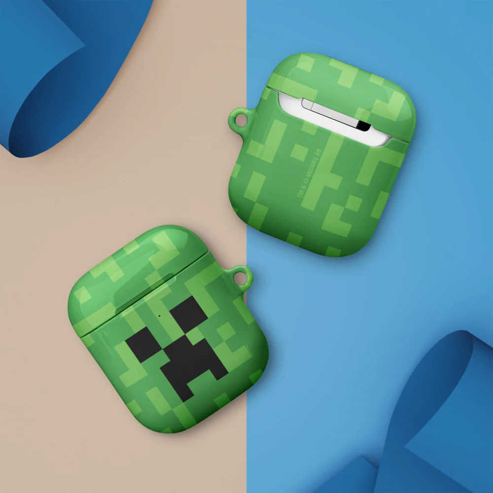 Minecraft Creeper Big Face Airpod Case - Image 7