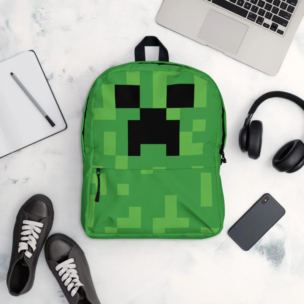 Minecraft Creeper Big Face Backpack - Image 3