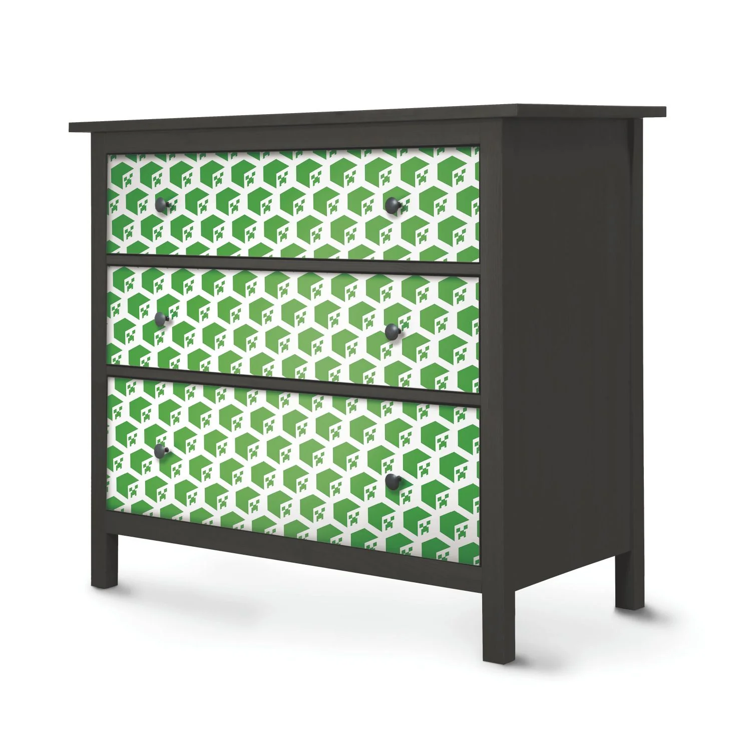 Minecraft Creeper Face Green Peel & Stick Wallpaper - Image 8