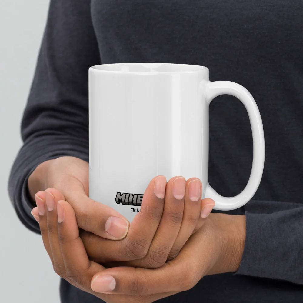 Minecraft Creeper Face White Mug - Image 10