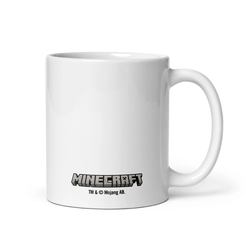 Minecraft Creeper Face White Mug - Image 2