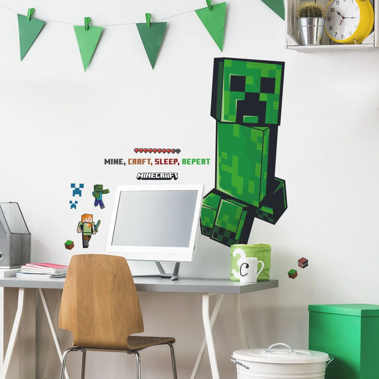 Minecraft Creeper Giant Wall Decals - Image 5