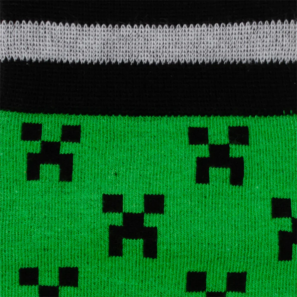 Minecraft Creeper Green Father/Son Sock Set - Image 5