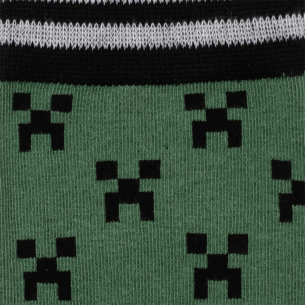 Minecraft Creeper Men's Sock Set - Image 7
