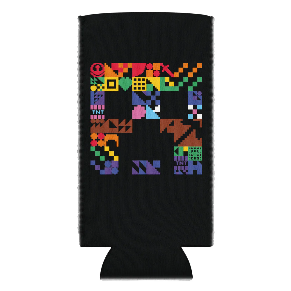 Minecraft Creeper Pride Can Cooler