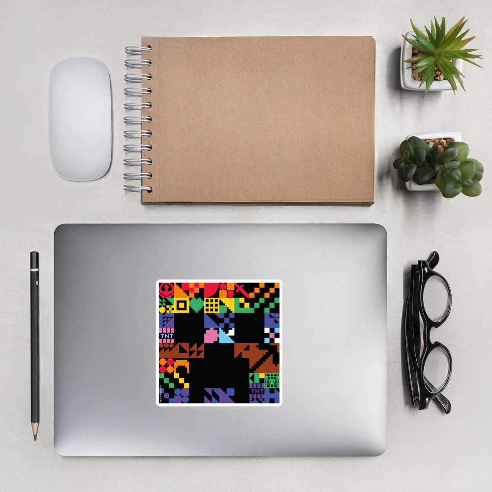 Minecraft Creeper Pride Die Cut Sticker - Image 2