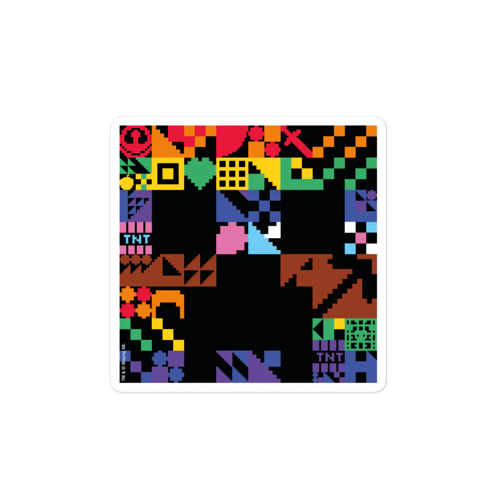 Minecraft Creeper Pride Die Cut Sticker - Image 5