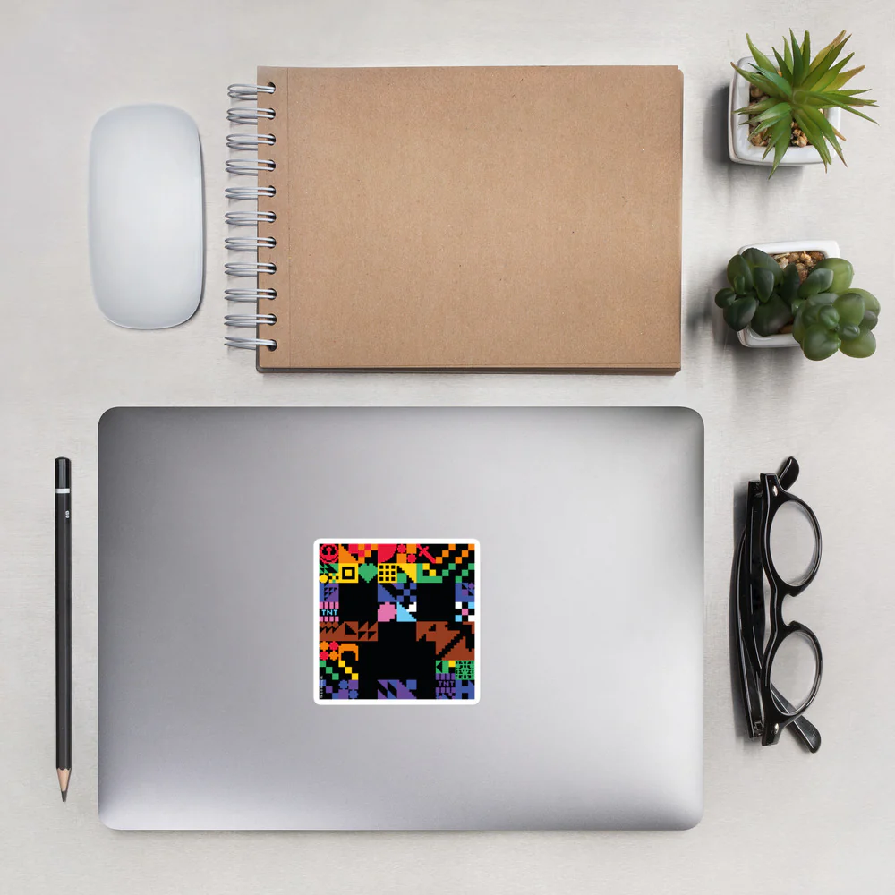Minecraft Creeper Pride Die Cut Sticker - Image 6