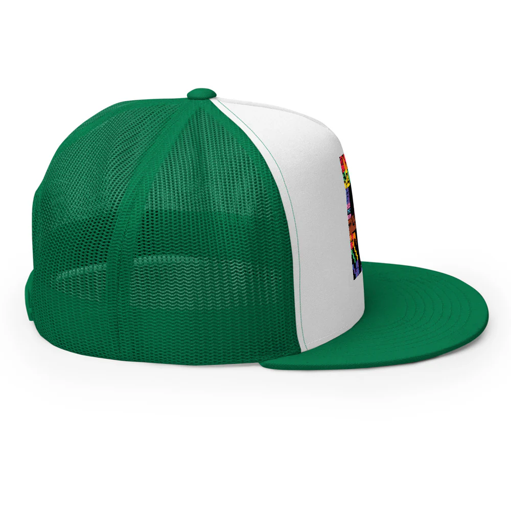 Minecraft Creeper Pride Trucker Hat - Image 12