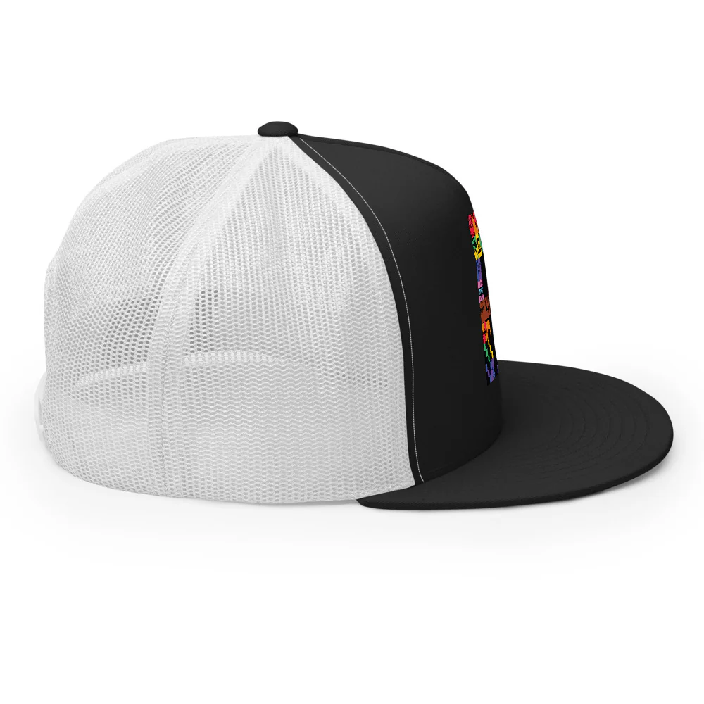 Minecraft Creeper Pride Trucker Hat - Image 5