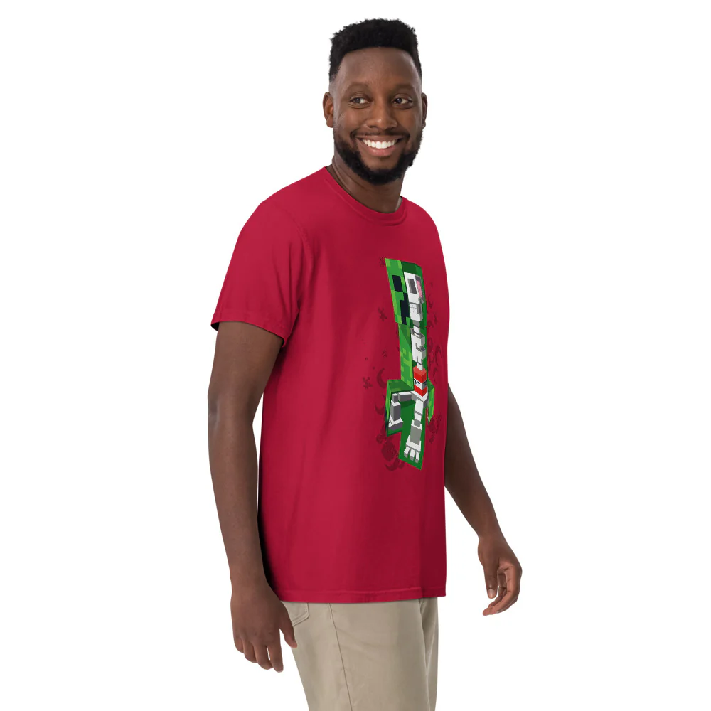 Minecraft Creeper Skeleton Unisex Comfort Colors T-Shirt - Image 17