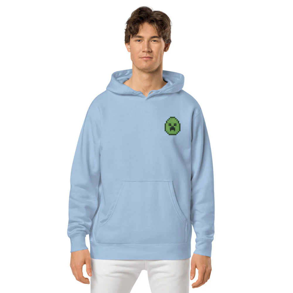 Minecraft Egg Embroidered Adult Hoodie - Image 12